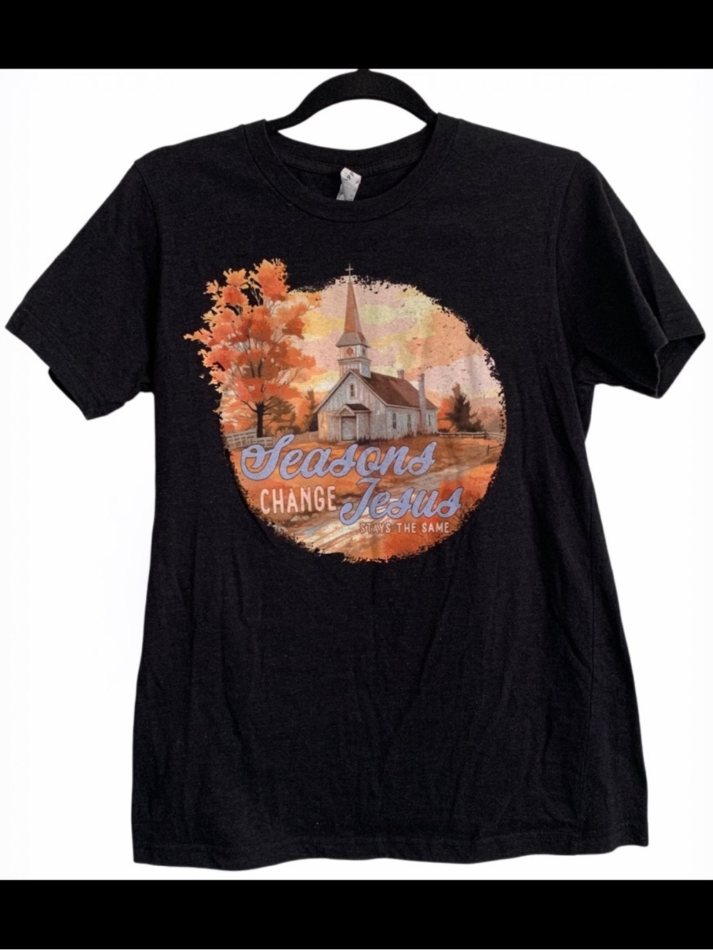 Lif Apparel “Seasons Change Jesus Stays The Same” Graphic Tee - Picture 1 of 5